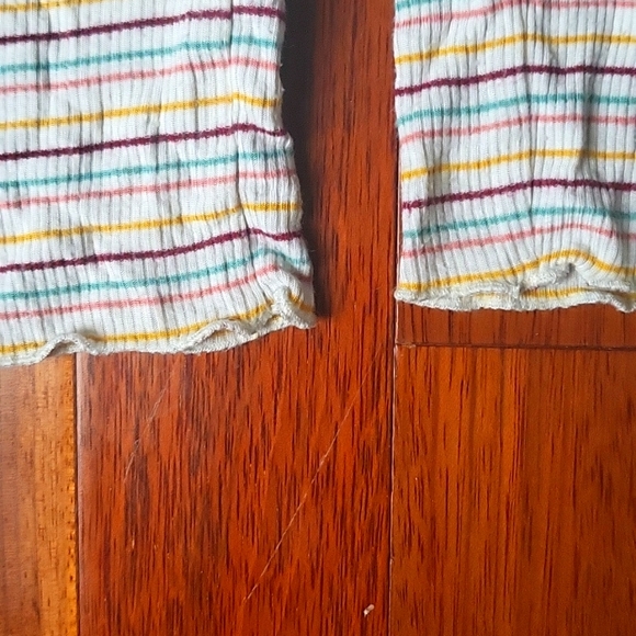 Kohls Brand So Striped Long Sleeves Baby Tees with Lettuce Trim - Picture 8 of 11